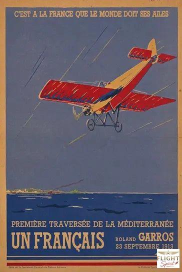 Vintage Roland Garros Plakat