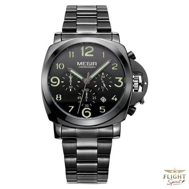 Herren-Chronograph Fliegeruhr