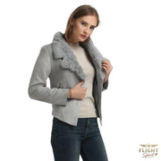 Damen Fliegerjacke Blau