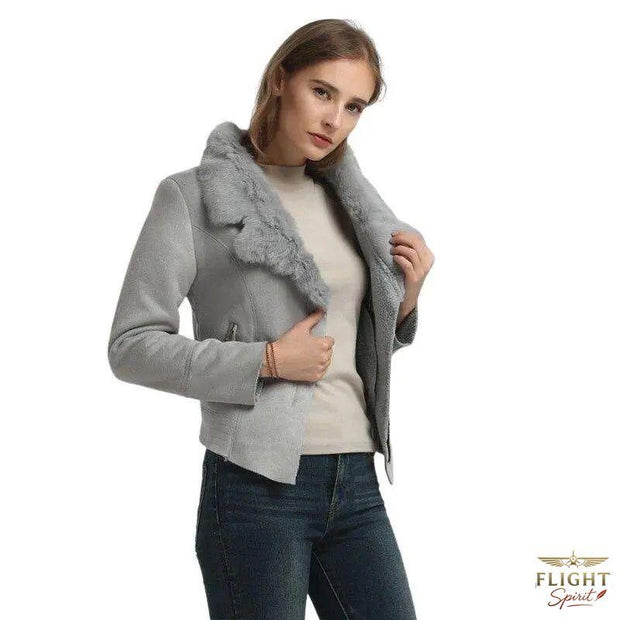 Damen Fliegerjacke Blau