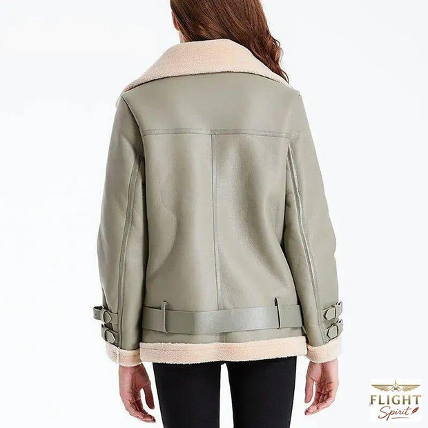 Lange Damen Bomberjacke