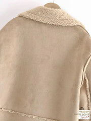 Langer Damen-Bomberjacke