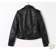 Perfekte schwarze Damenfliegerjacke