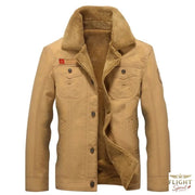 Männerflugjacke in Beige