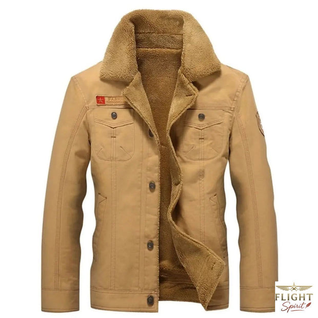 Männerflugjacke in Beige