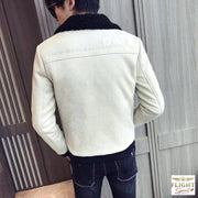 Herren Pilotjacke Weiß