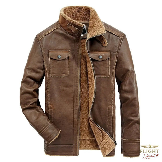 Pilotenjacke für Herren mit Stehkragen