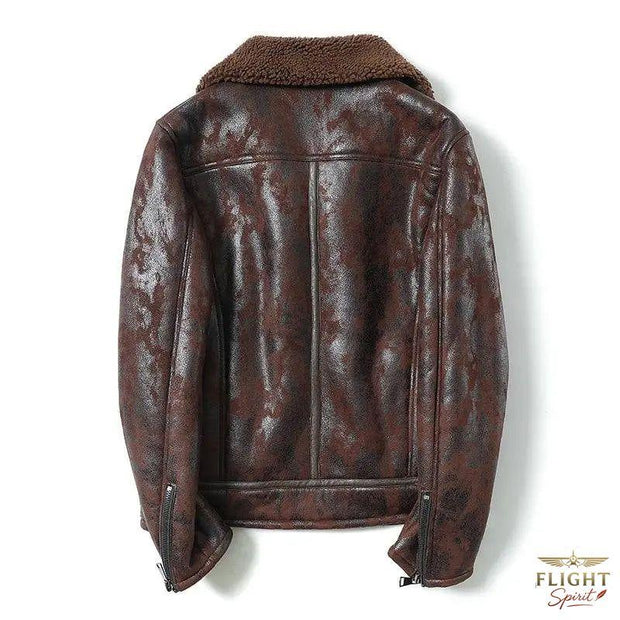 Mannlicher Aviator-Jacke aus Bisonsleder