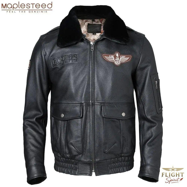 Männer Pilotenjacke aus Rindleder