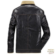 Herren Fliegerjacke aus Kunstleder