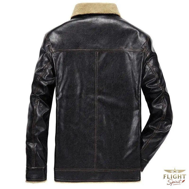 Herren Fliegerjacke aus Kunstleder