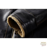 Herren Fliegerjacke aus Kunstleder