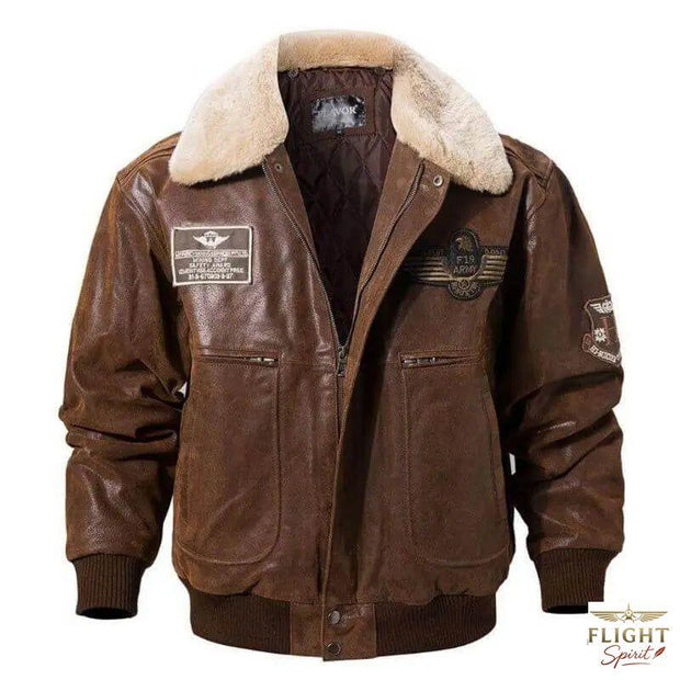 Herren- Fliegerjacke Braun