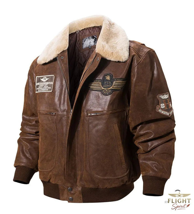 Herren- Fliegerjacke Braun