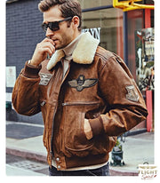 Herren- Fliegerjacke Braun
