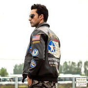 Männer Pilotenjacke US Army