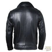 Lederpilotjacke
