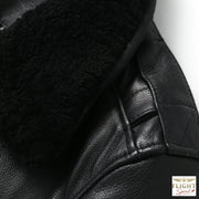 Lederpilotjacke