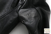 Lederpilotjacke