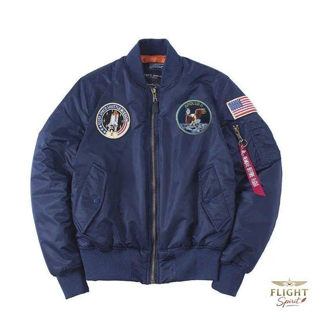 Herren Pilotjacke, Marineblau