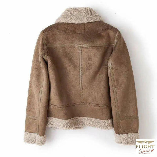 Damen-Fliegerjacke mit Fell