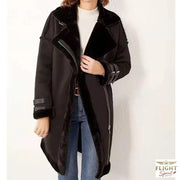 Damen Luxus Bomberjacke