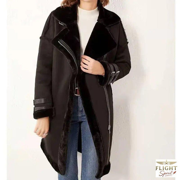 Damen Luxus Bomberjacke