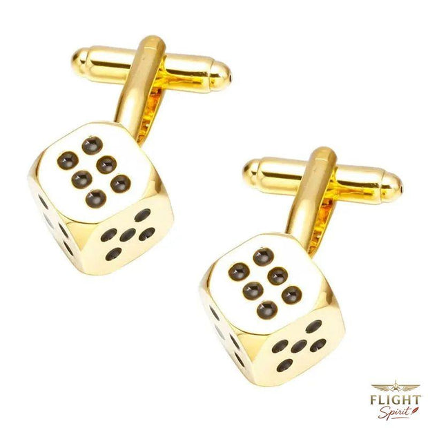 Cufflinks mit Spielwürfeln Design