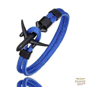 Blaues Pilotenarmband Flugzeug