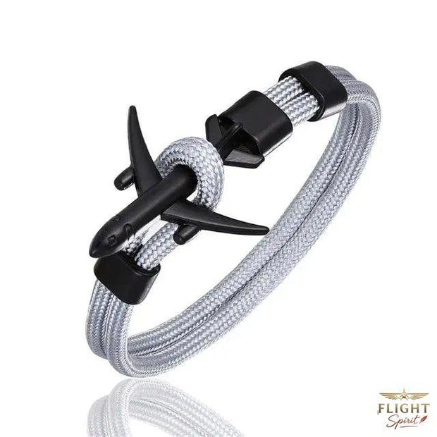 Graues Flugzeug-Armband