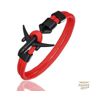 Roter Pilotlampenarmband