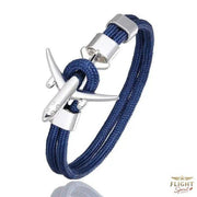 Dunkelblauer Pilotenschmuckarmband
