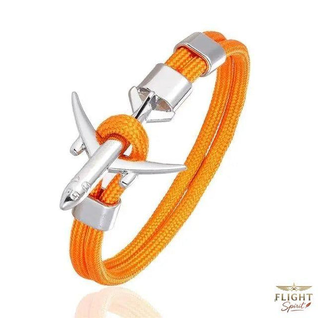 Orangener Pilotenarmband