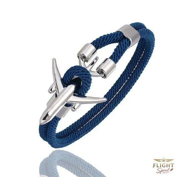 Blaue Flugzeug-Halskette
