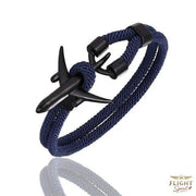 Blau-Schwarz Flugzeug-Armband