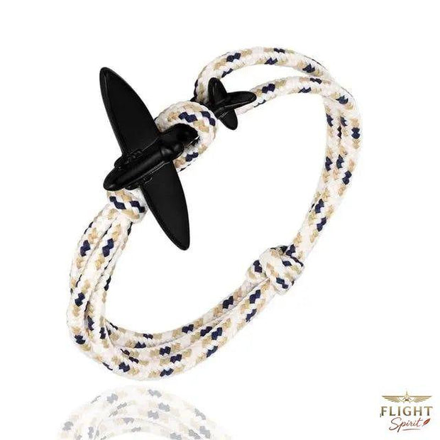 Weiße Seil-Flugzeug-Armband