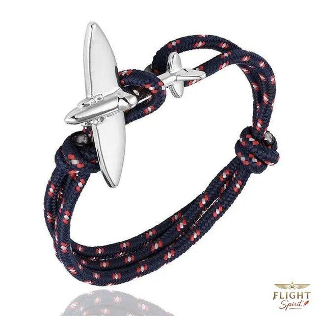 Blau-Roter Seil-Flugzeug-Armband