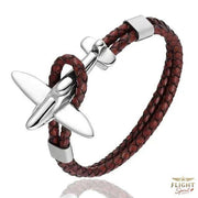 Silberner Kaffee-Jet-Armband