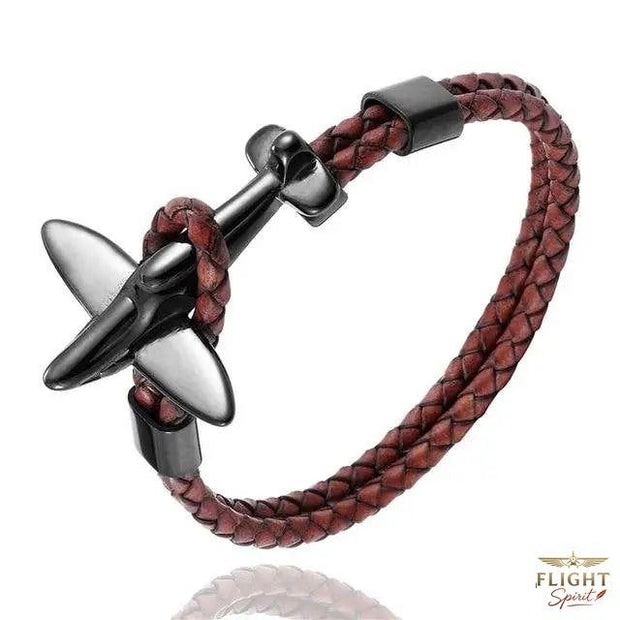 Schwarz-Kaffee-Jagdflugzeug-Armband