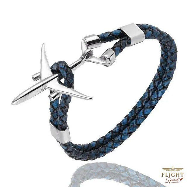 Blauer Flugzeug-Armband