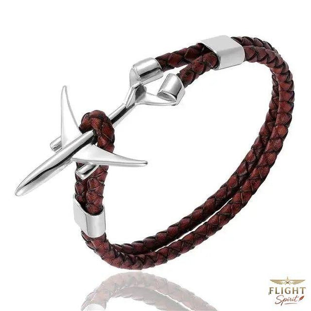 Flugzeug-Armbanduhr Kaffee