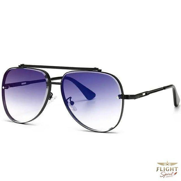 Pilot-Brille Blau