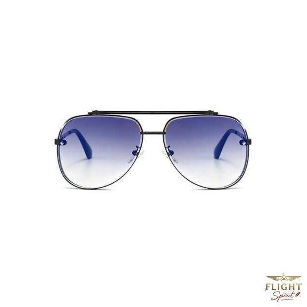 Pilot-Brille Blau