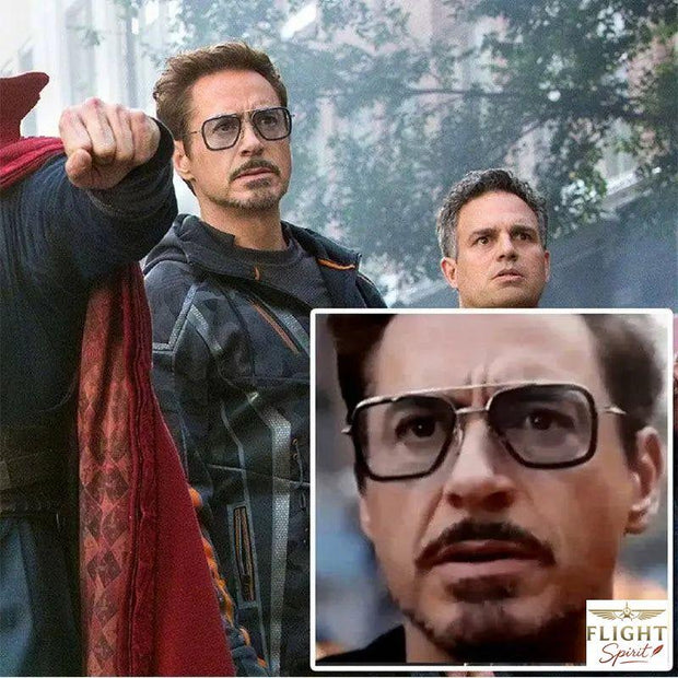 Herren Sonnenbrille Aviator Iron Man 3