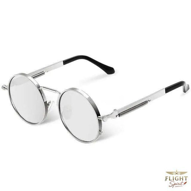 Günstige runde Sonnenbrille für Herren im Aviator-Stil