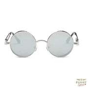 Günstige runde Sonnenbrille für Herren im Aviator-Stil