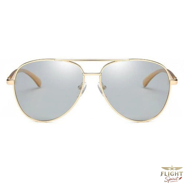 Herrenspilotbrille Gold
