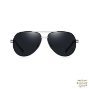 Monochrome Pilotenbrille für Herren