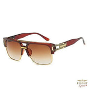 Retro Aviator-Brille für Herren