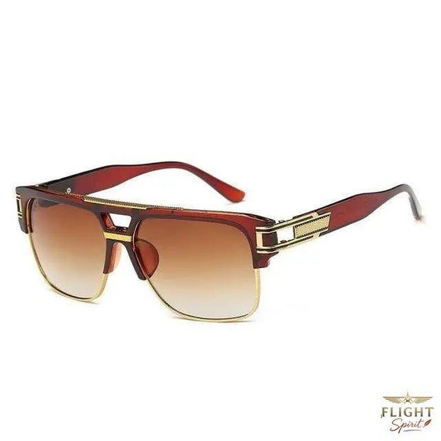 Retro Aviator-Brille für Herren